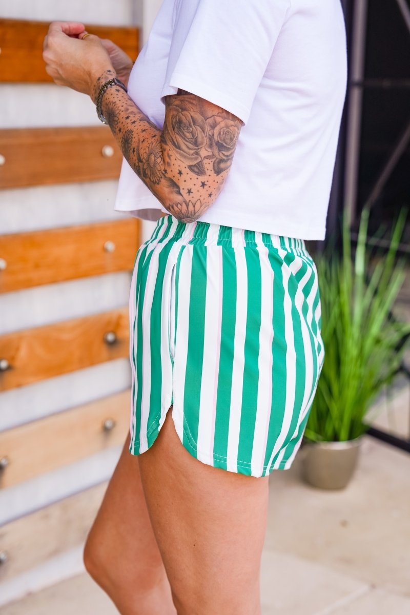 The Buckley Shorts in Alley Stripe
