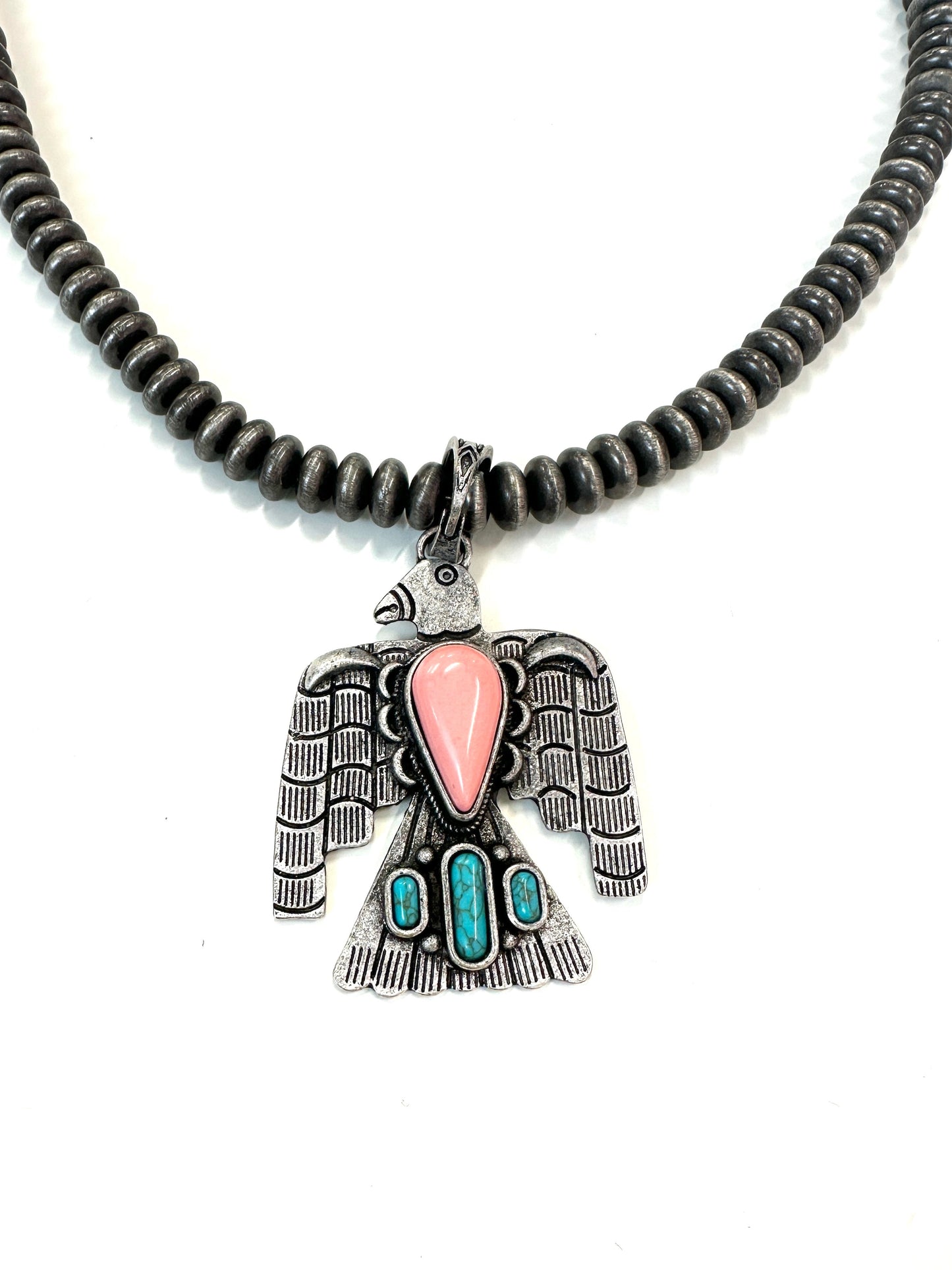 Faux Long Thunderbird Necklaces