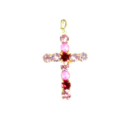 Magic Crystal Cross Charm