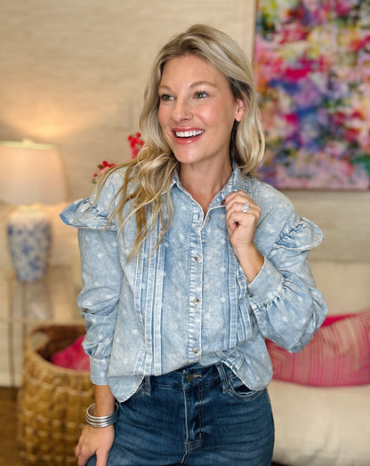 The Daisy Denim Top-AS