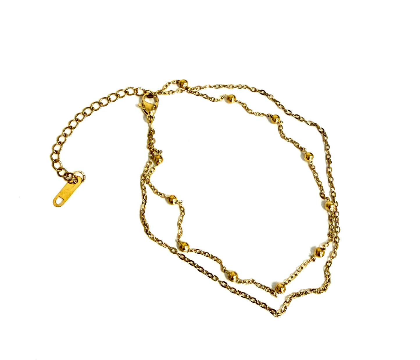 The Darya Layered Dainty Chain Anklet