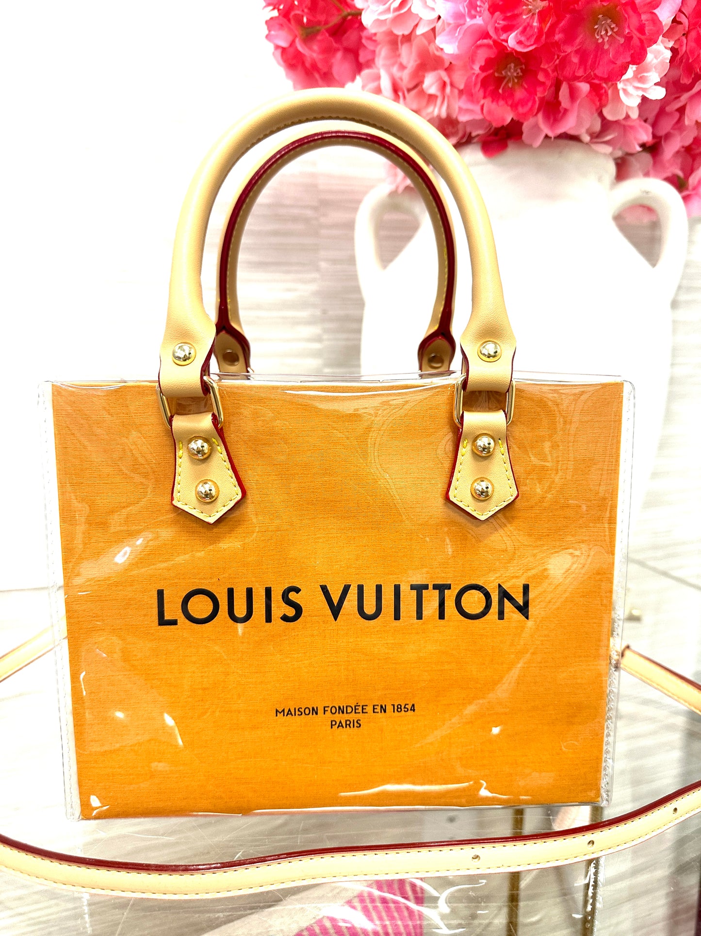 Clear Designer Totes