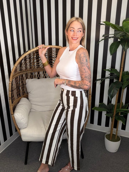 The Cabana Jeans in Brown