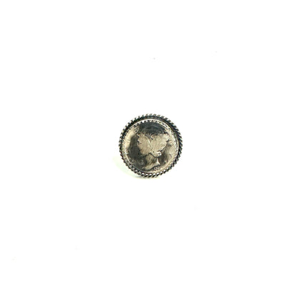 The Sterling Coin Round Ring