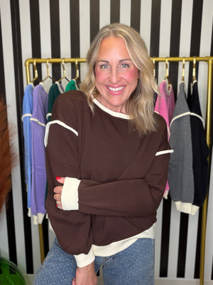 The Steal Contrast Pullover in 11 Colors-AS