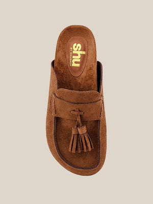 The Terry Clogs in Tan