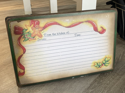 Keepsake Recipe Card Boards