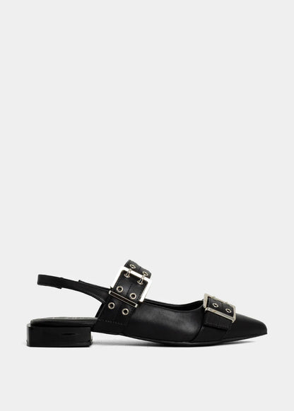 The Angela Flats in Black