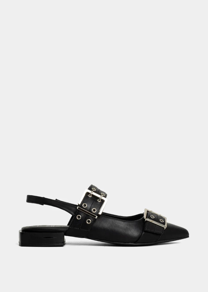 The Angela Flats in Black