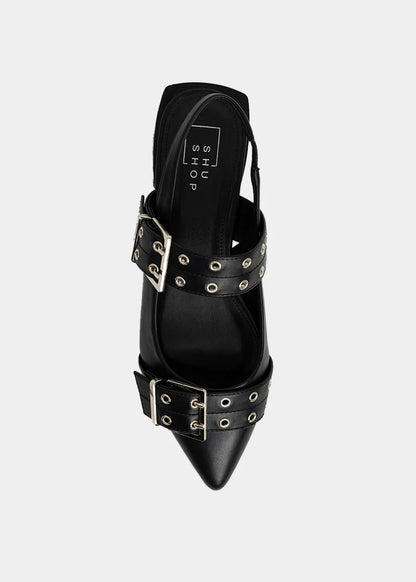 The Angela Flats in Black