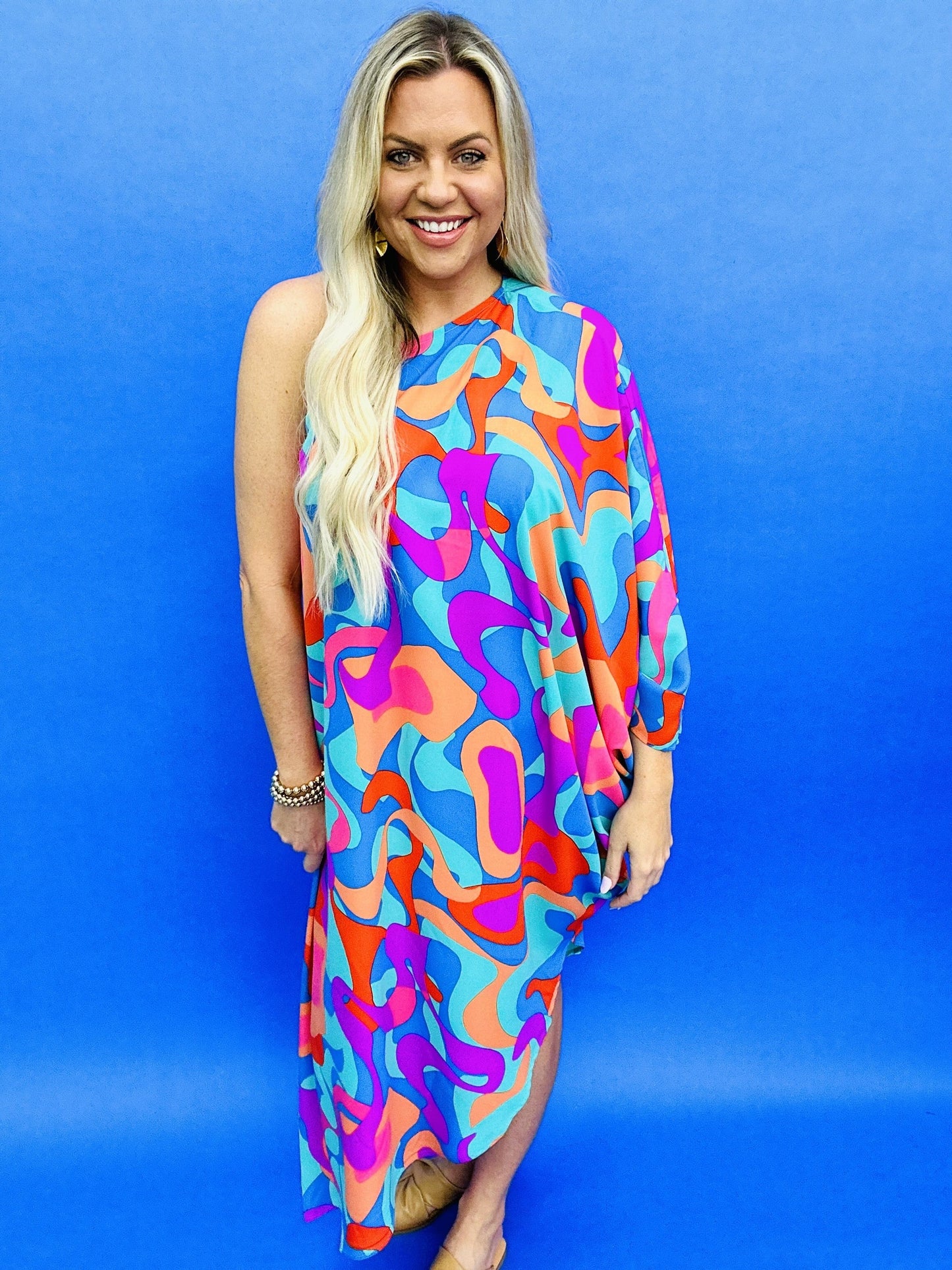 The Dreaming of Ohana One Shoulder Dress