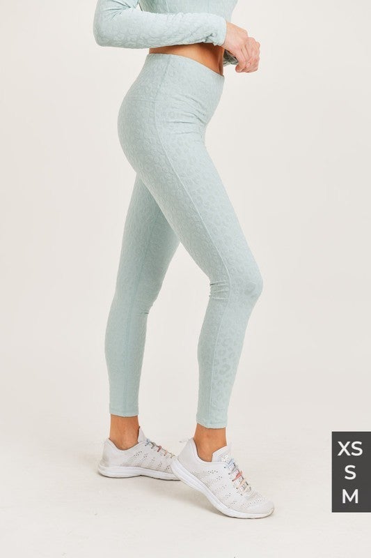 The Mint Leo Jacquard Leggings