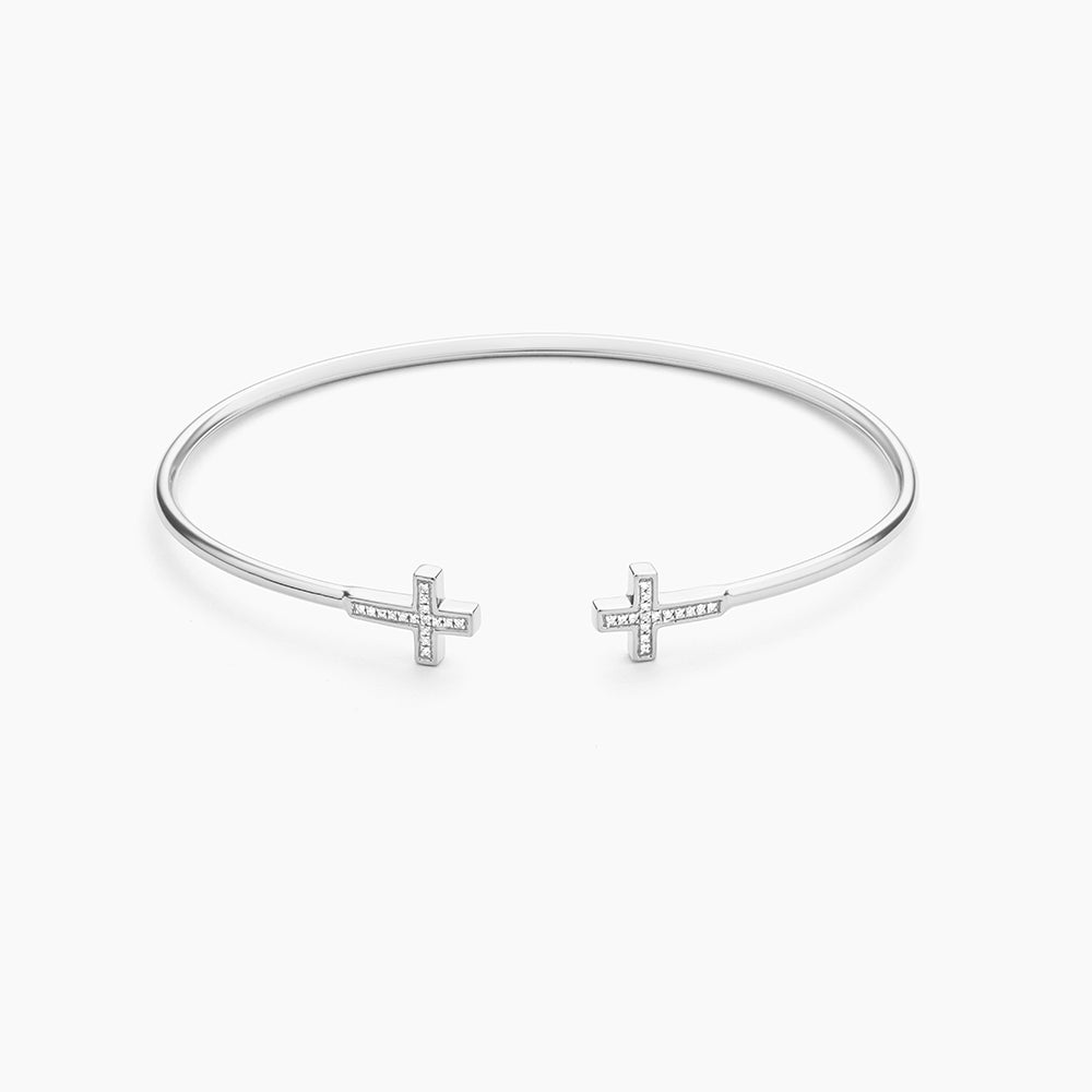 ES Cross Flexi Cuff Bracelet
