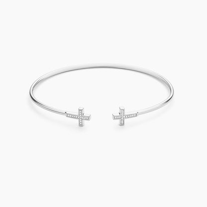 ES Cross Flexi Cuff Bracelet