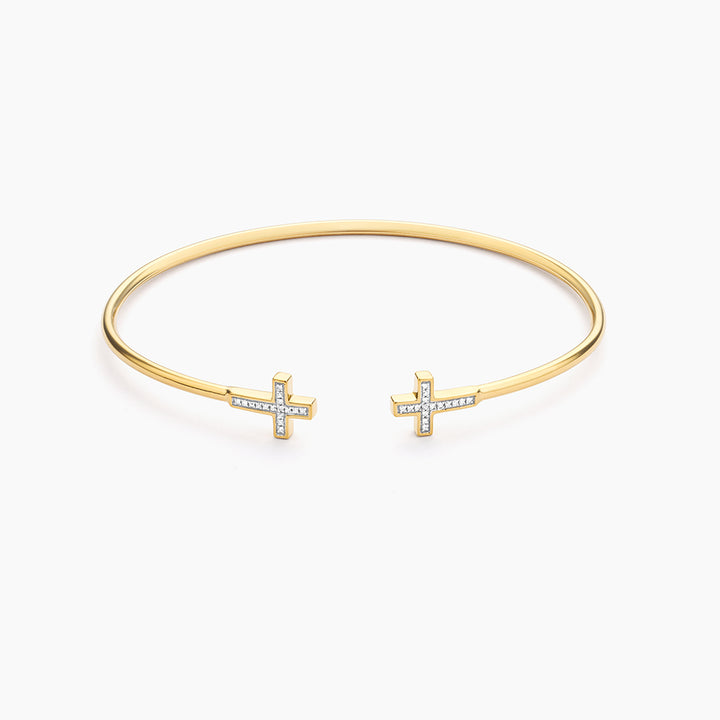 ES Cross Flexi Cuff Bracelet