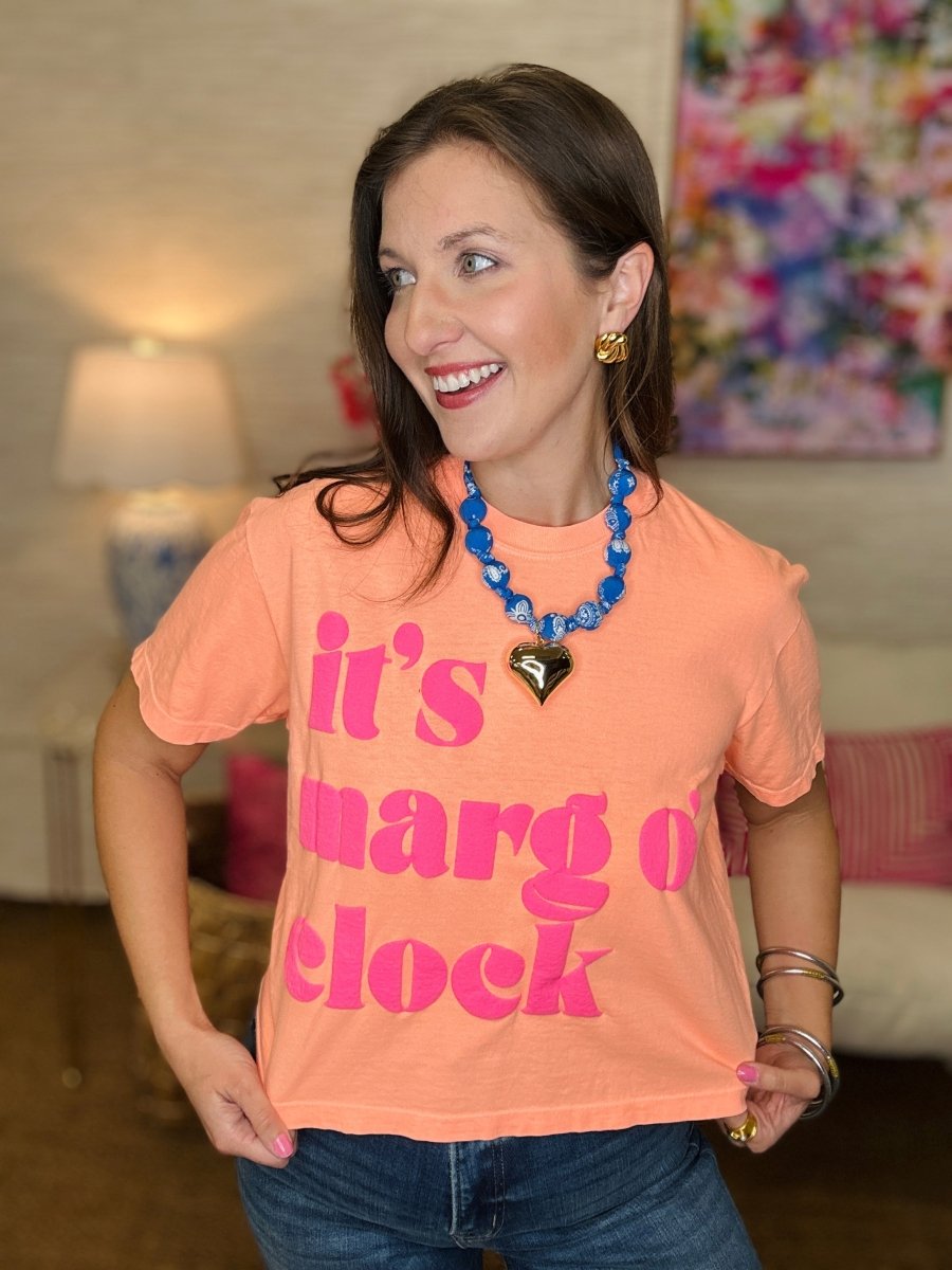 Marg O'clock Crop Tee