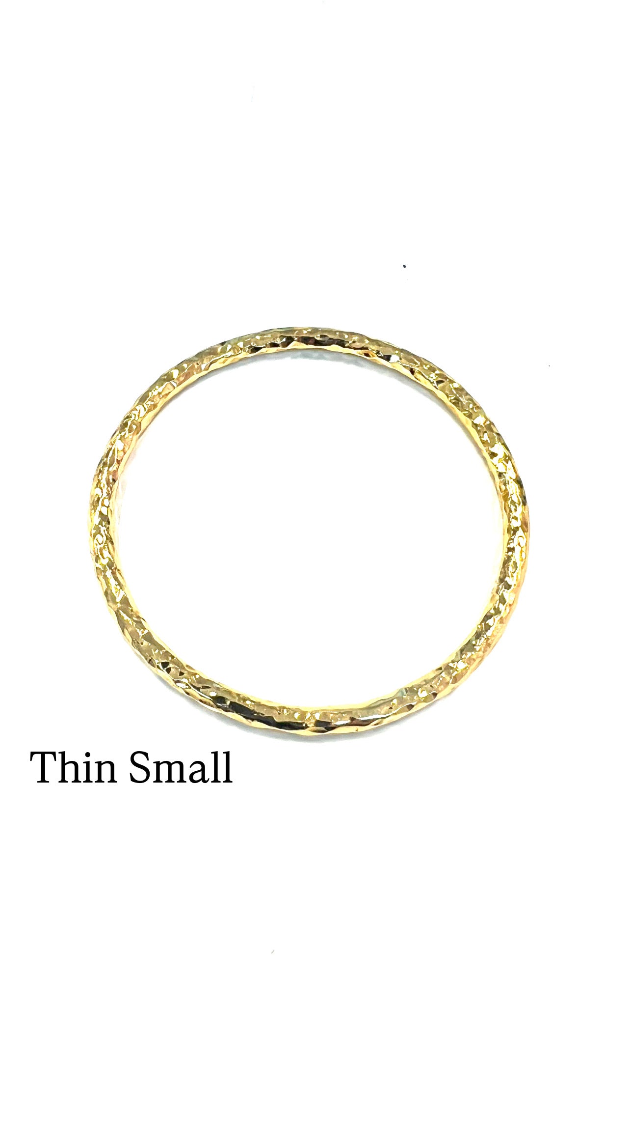 Gilded Hammered Bangles