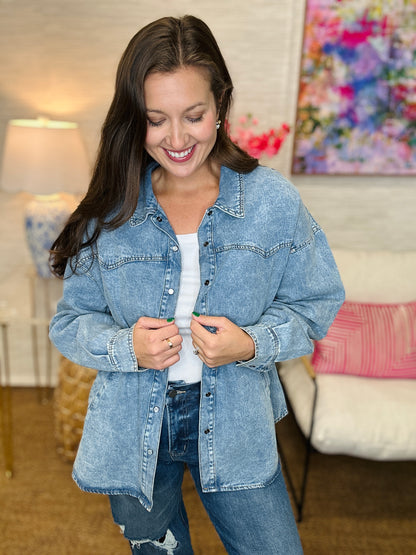 The Indigo Cotton Top