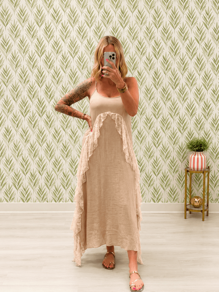 The Lace Blush Maxi