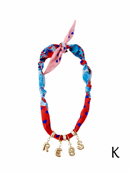 The Game Day Bubble Scarf Necklaces