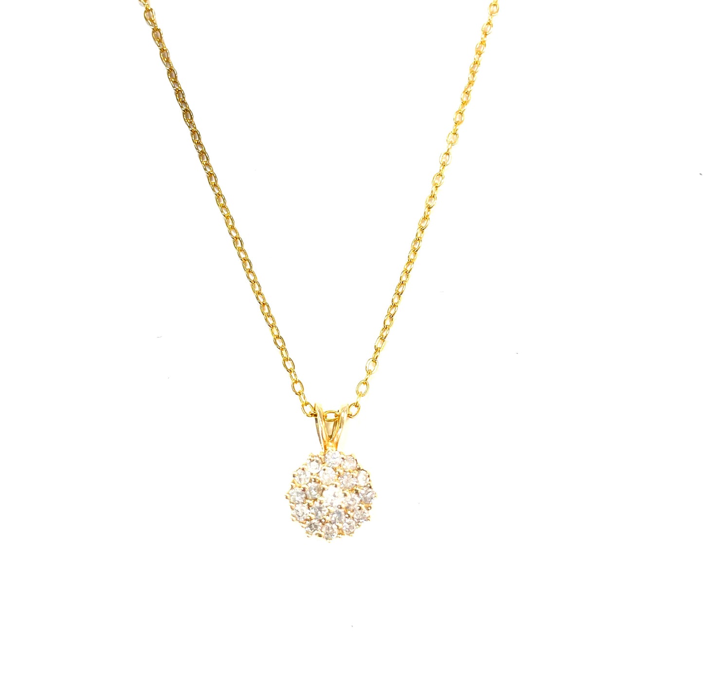 CZ Round Necklace