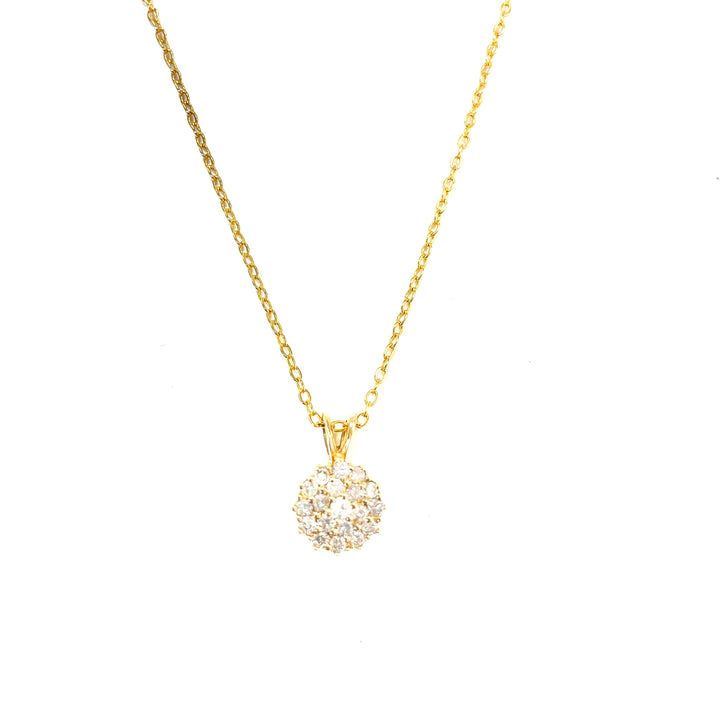 CZ Round Necklace