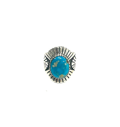 MB Sterling Kingman Turquoise Ring (BB)