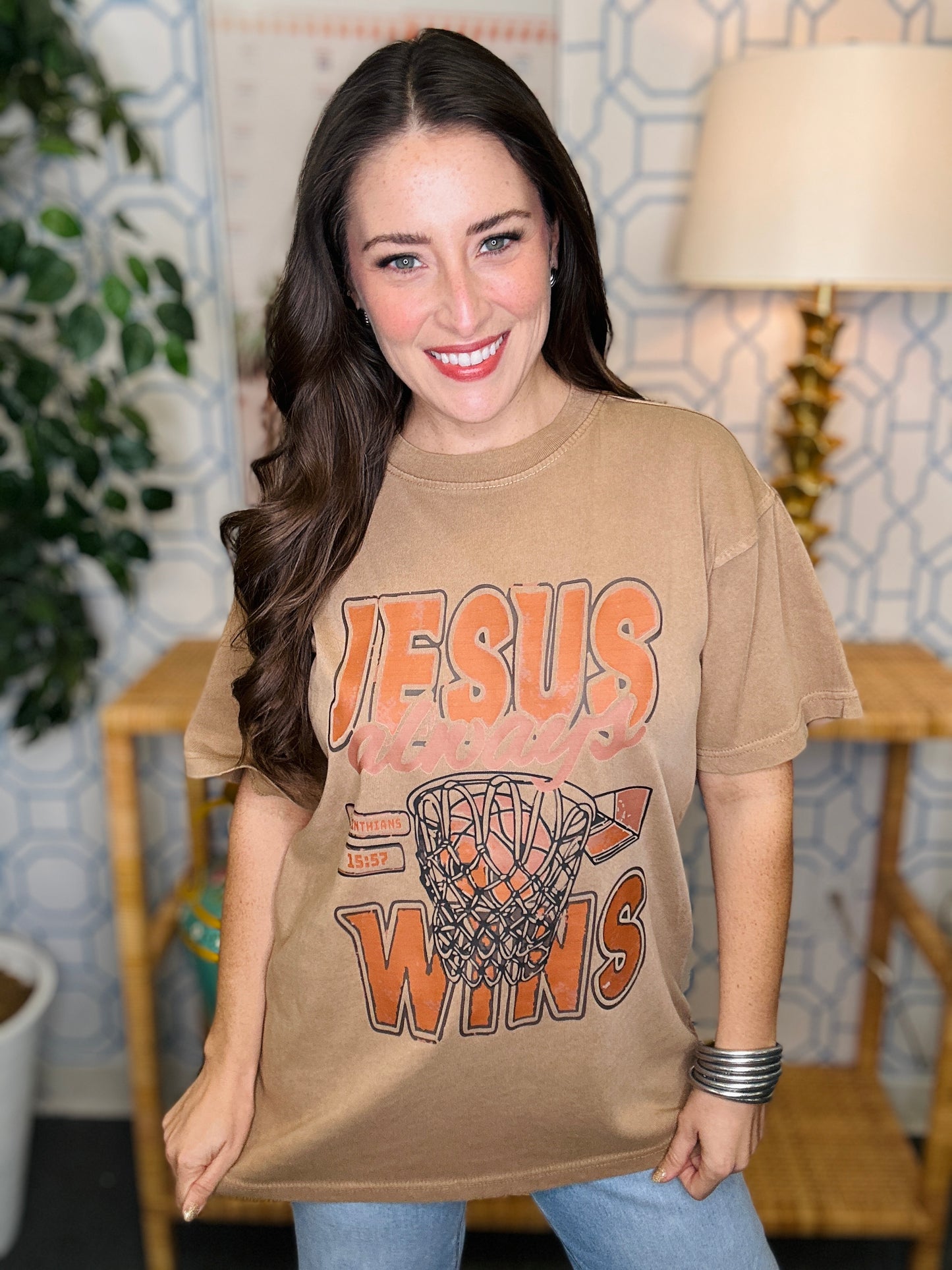 The Jesus Always Wins Tee