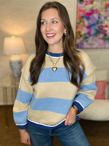 The Lucille Sweater in Blue