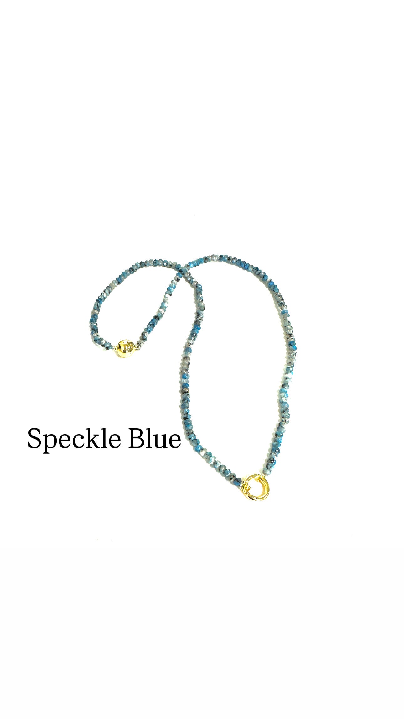 Agate Bead Magic Charm Bar Necklace-18"
