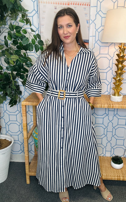 The Simon Belted Midi- 3 Colors