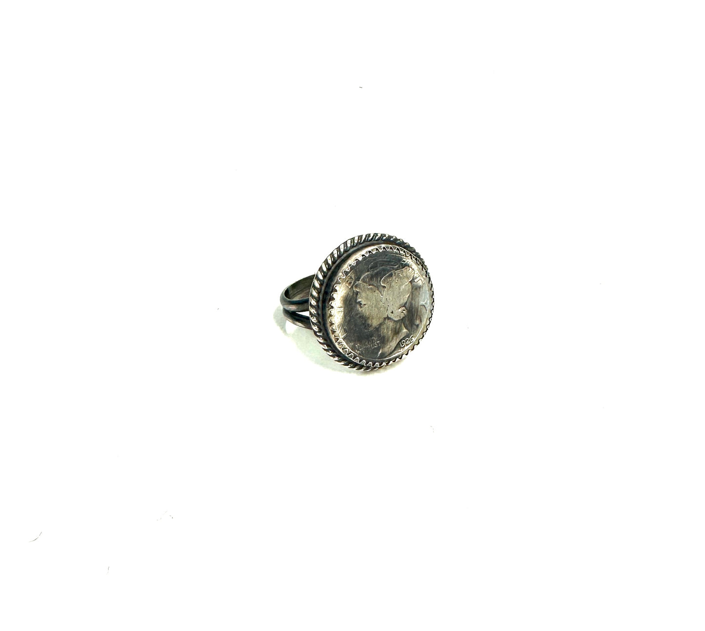The Sterling Coin Round Ring