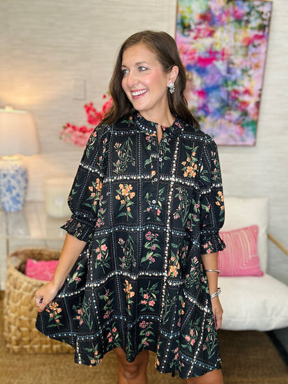 The Virginia Dress in Black-AS