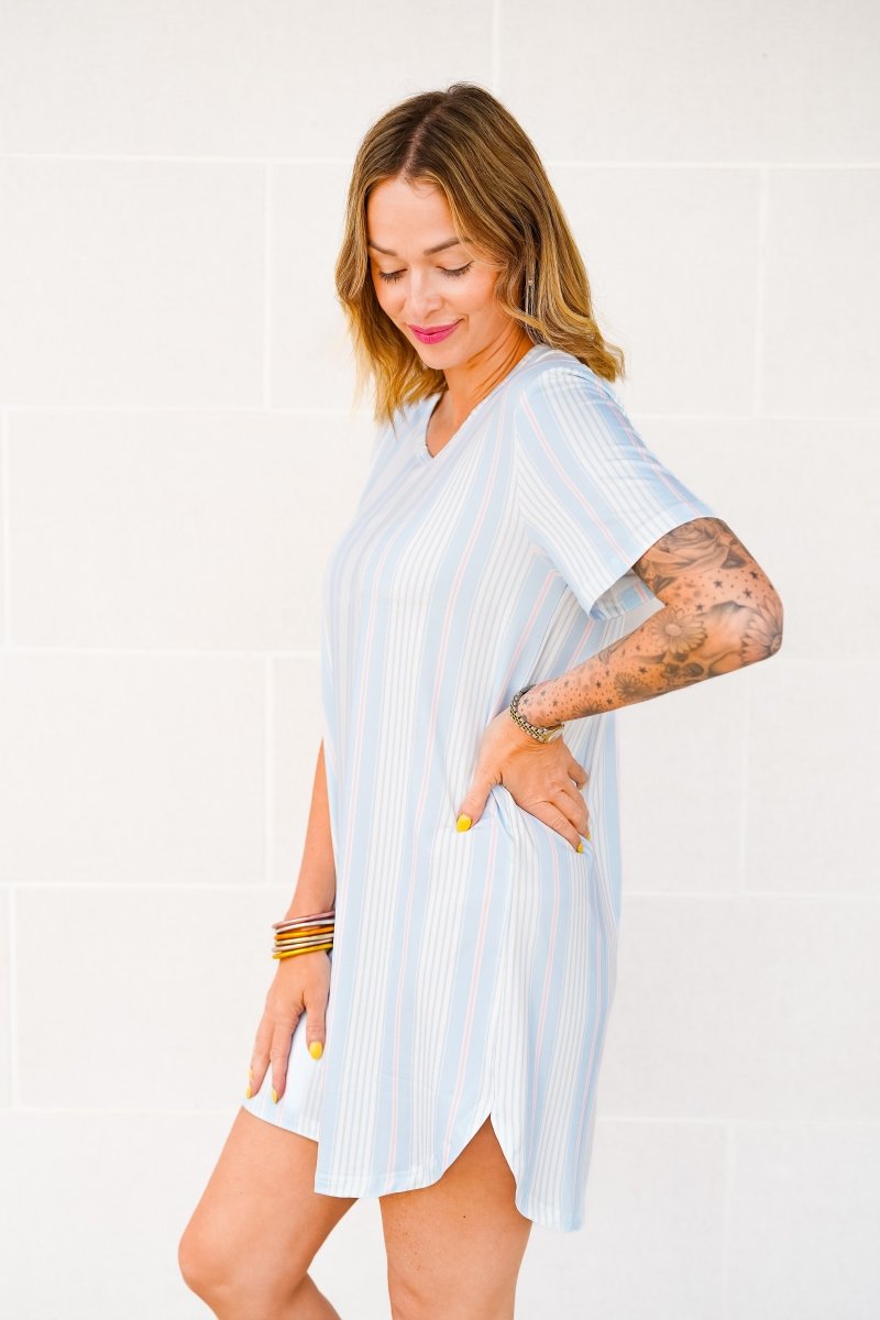 The Buckley Jeanne Gown in Seaside