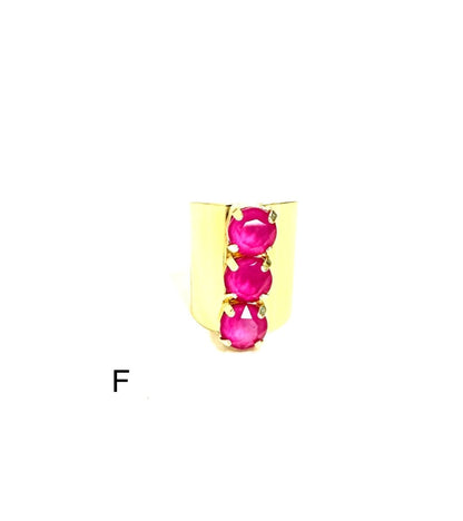 The Magic Triple Stone Ring