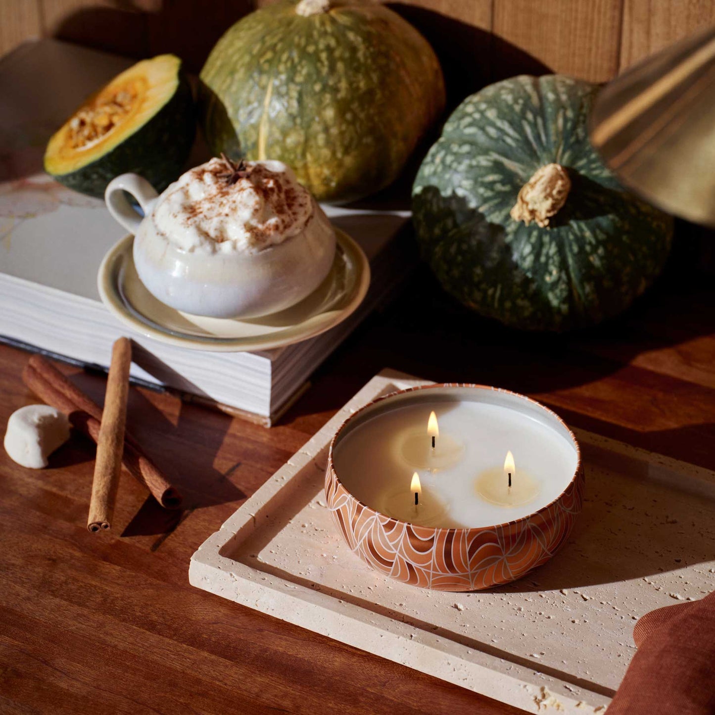 Spiced Pumpkin Candles