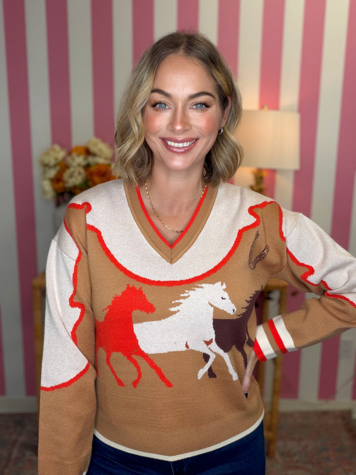 The THML Races Sweater