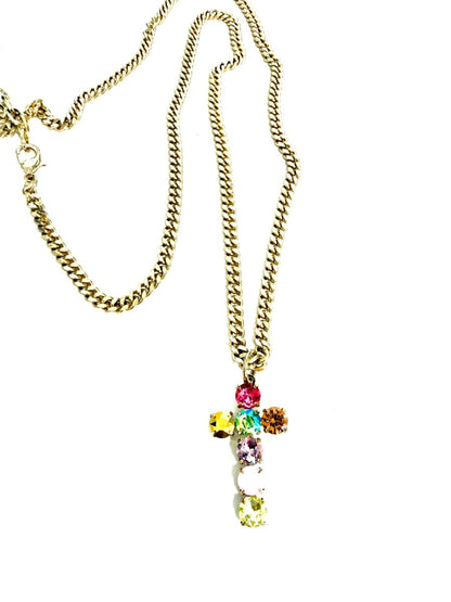 (TOVA) SIENNA Cross Necklace