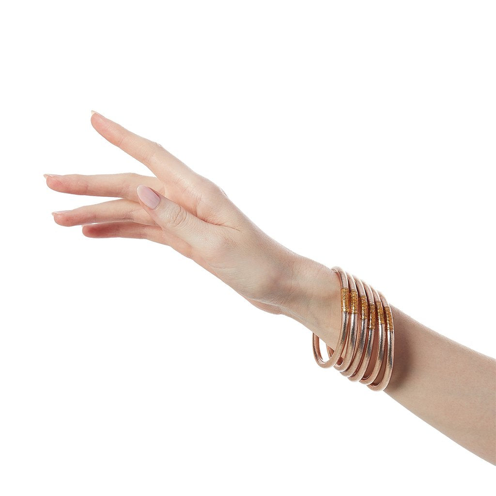 Budha Girl Bangles-Champagne