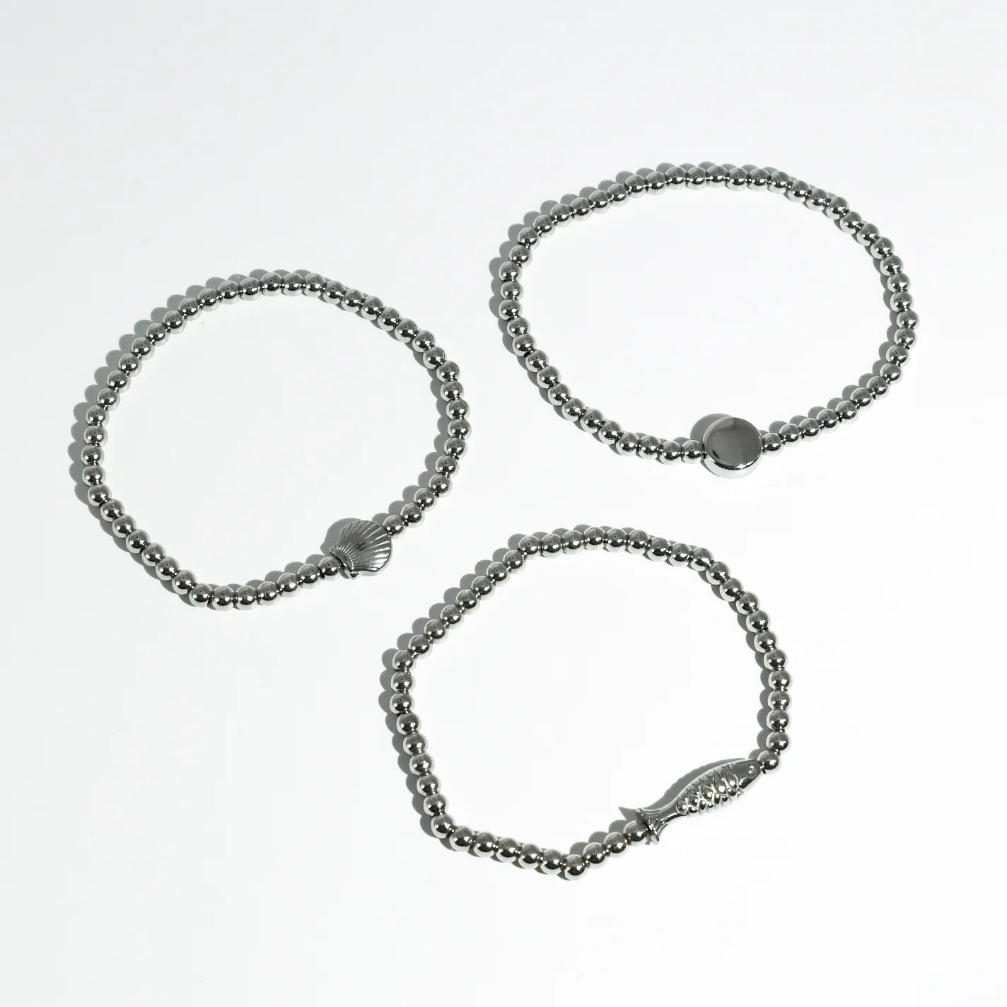 The Seaside Treasures Silver Bracelet Set