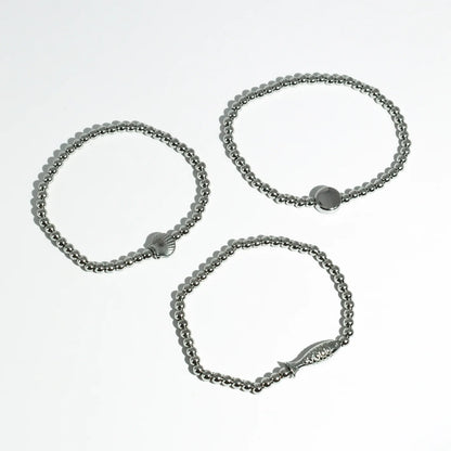 The Seaside Treasures Silver Bracelet Set