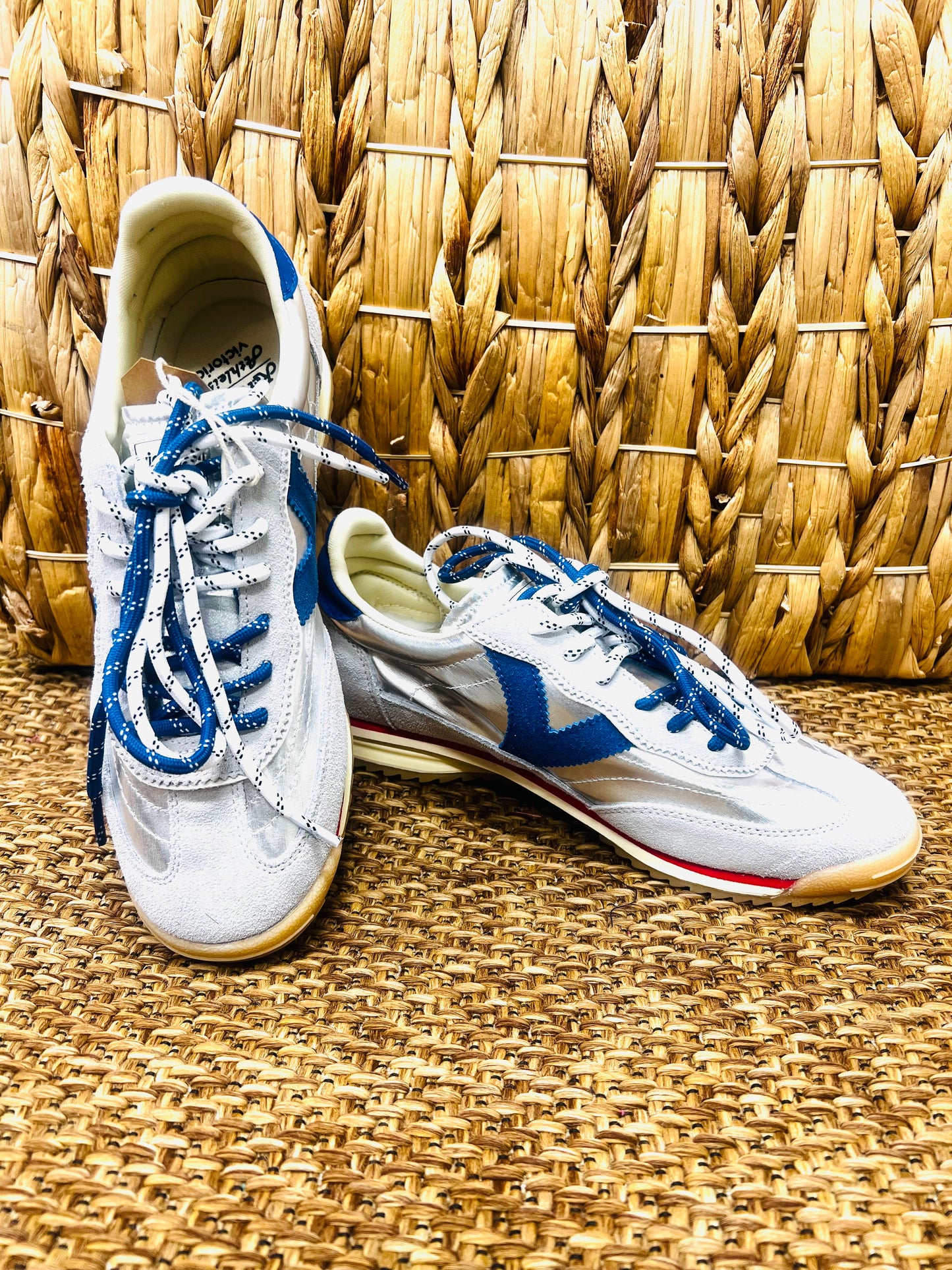 The Victoria Metallic Sneaks in Silver