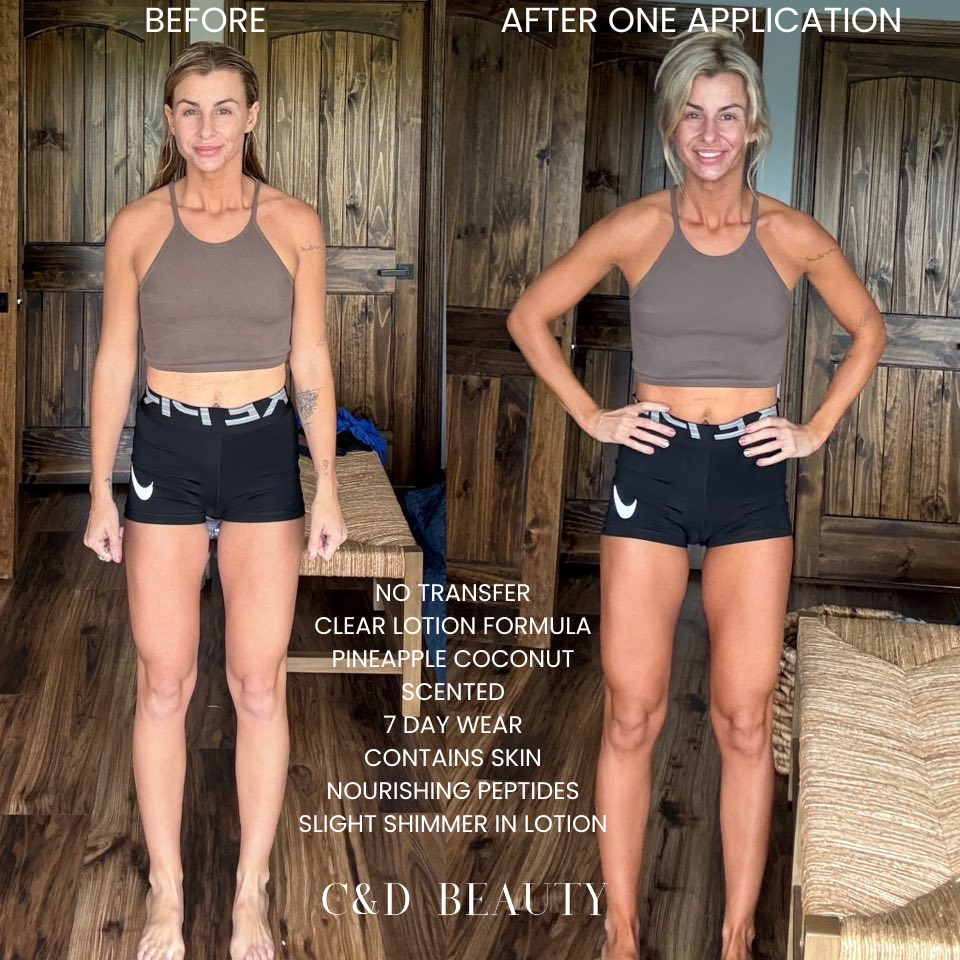 C&D Peptide Self Tanning Lotion