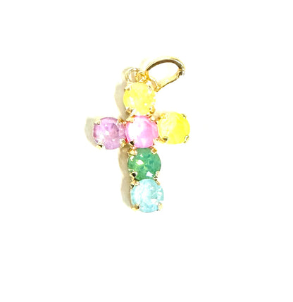 The Magic Mini Crystal Cross Charm