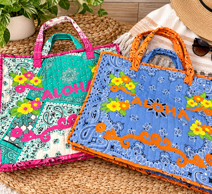 The POL Aloha Totes-2 Colors