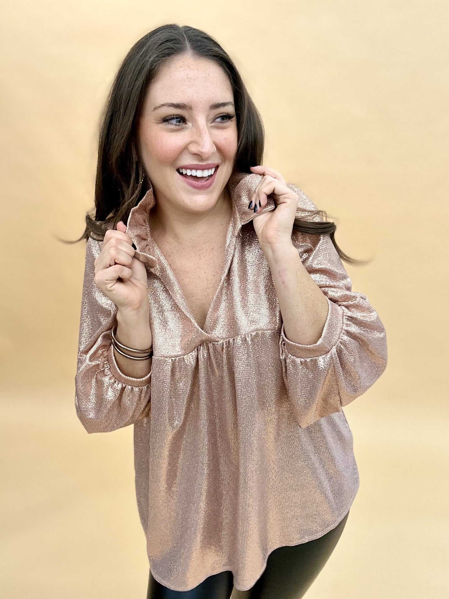 The Copper Speckle Morgan Top - AS