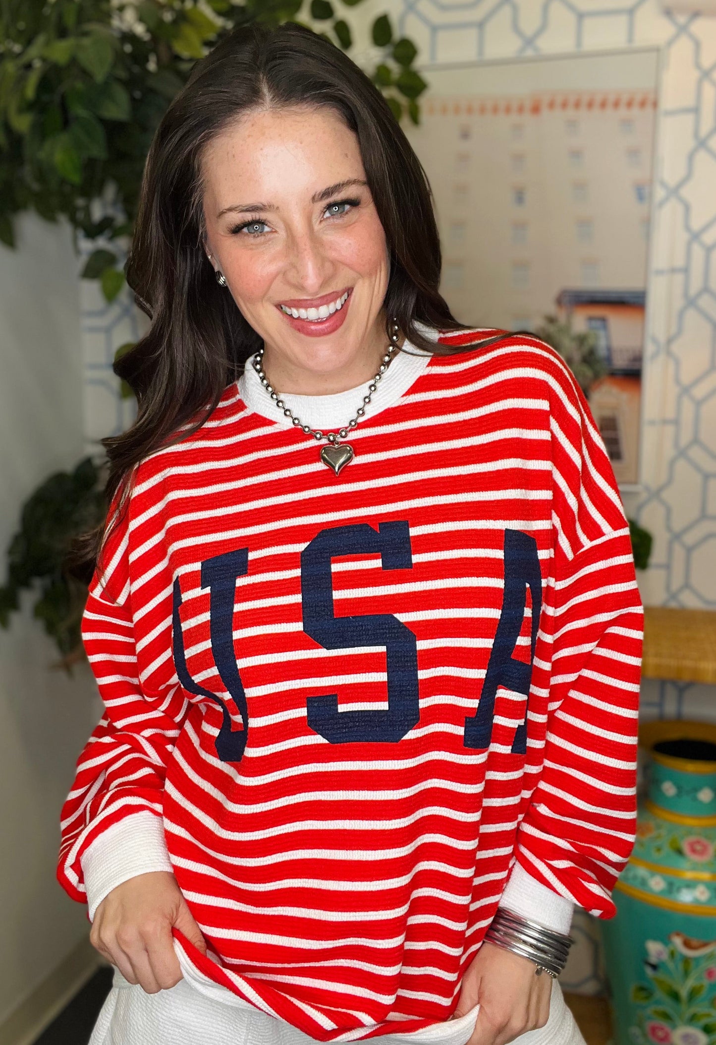 The Honey Knit USA Pullover
