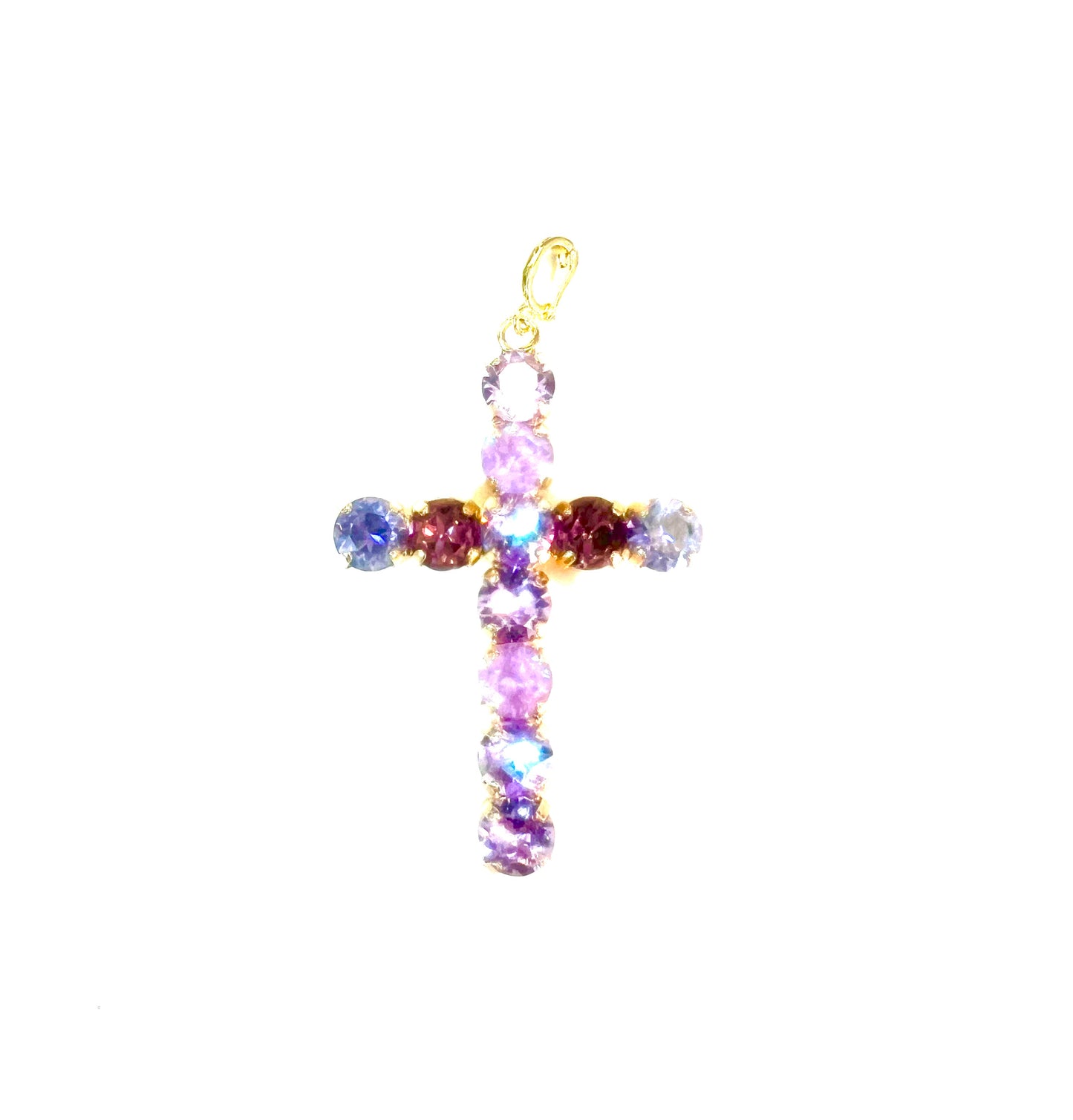Magic Crystal Cross Charm