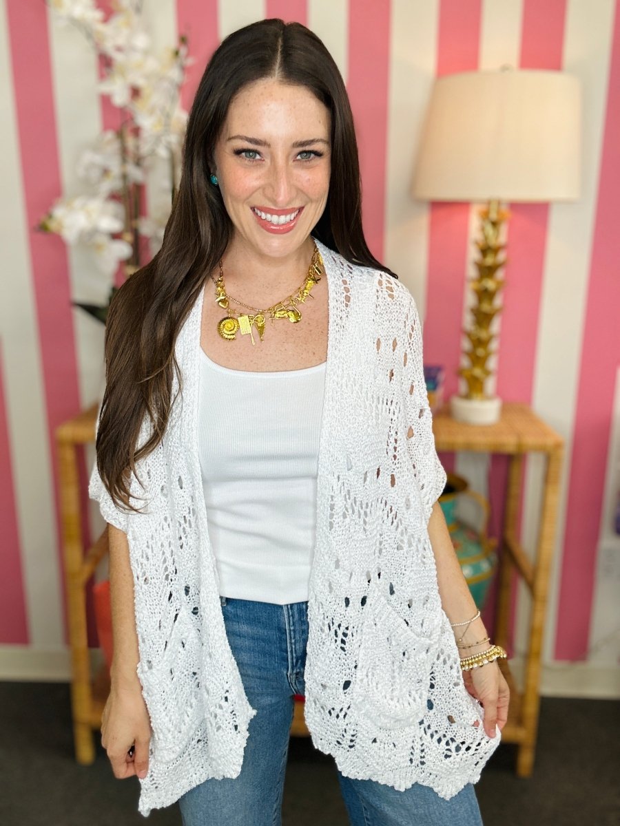 The Ivory Knit Cardigan