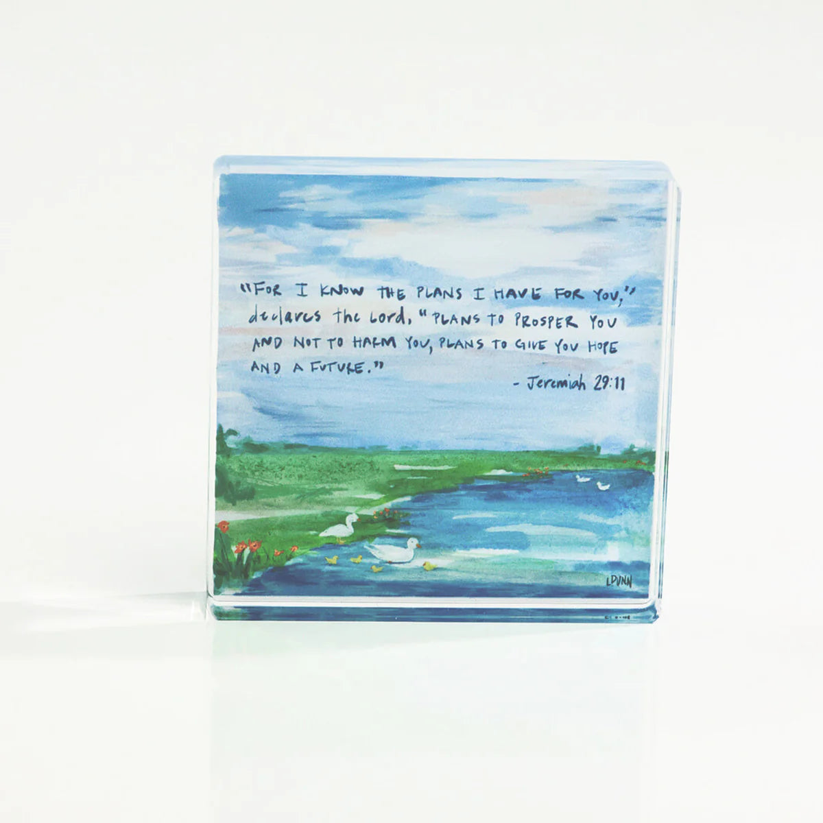 Jeremiah 29:11 Acrylic Scripture Block